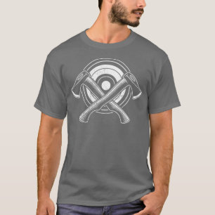 Bullseye Ax Throwing Coole Ax Thrower Geschenk T-Shirt