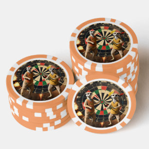 Bullseye Burrow: Meerkat Dart League, Pokerchips