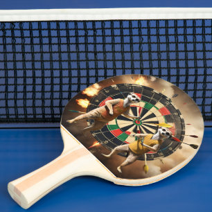Bullseye Burrow: Meerkat Dart League, Tischtennis Schläger