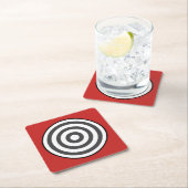 Bullseye Circle - Square Untersetzer (Vor Ort)