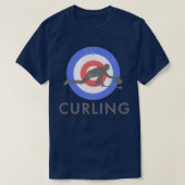 Bullseye Curling 3 T-Shirt (Design vorne)