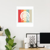 Bullseye Dart Board Dartboard Target Poster (Heimbüro)