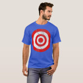 Bullseye Dart Board Dartboard Ziel RAF Stiere T-Shirt (Vorne ganz)