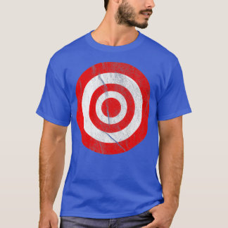 Bullseye Dart Board Dartboard Ziel RAF Stiere T-Shirt