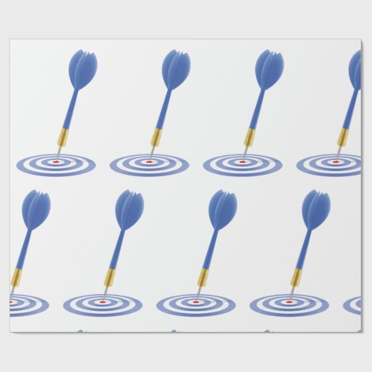Bullseye Dart Geschenkpapier (Flach)