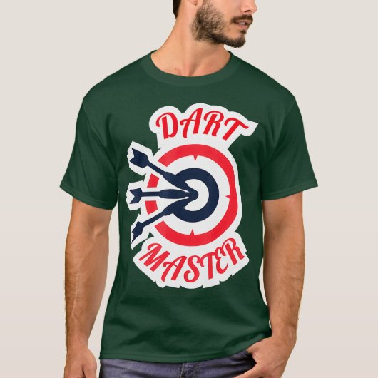 Bullseye Dart Master Dart Championship und Pub T-Shirt (Vorderseite)