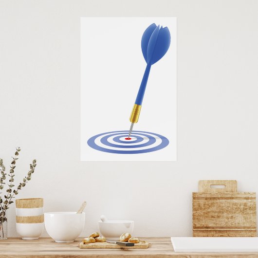 Bullseye Dart Poster (Küche)