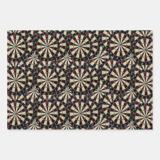 Bullseye Dartboards, Geschenkpapier Set (Vorderseite)
