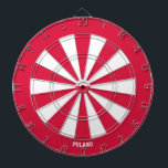Bullseye der polnischen Flagge Dartscheibe<br><div class="desc">Polen Flag Patriot's Bullseye Dart Board. Mit Stil anstreben! Dieses auffallende Dartboard, das in den Farben der polnischen Fahne mit einer kleinen Darstellung der Nationalflagge ausgekleidet ist, sehr subtil in der Mitte integriert, ist mehr als nur ein Spiel - es ist eine Aussage. Egal, ob Sie Ihren Wurf perfektionieren oder...</div>