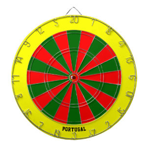 Bullseye der portugiesischen Flagge Dartscheibe