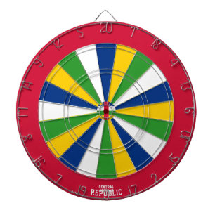Bullseye der Zentralafrikanischen Republik Dartscheibe
