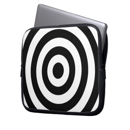 Bullseye Design Laptopschutzhülle (Vorderseite Links)