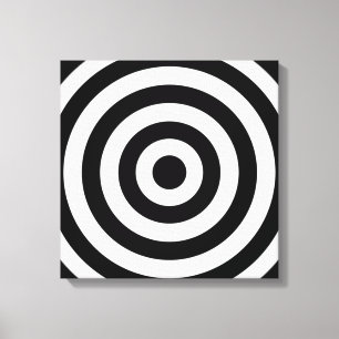 Bullseye Design Leinwanddruck
