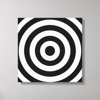Bullseye Design Leinwanddruck