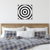 Bullseye Design Leinwanddruck (Insitu (Schlafzimmer))