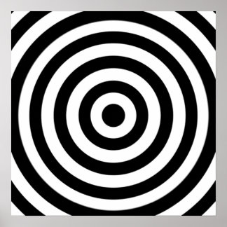Bullseye Design Poster