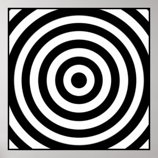 Bullseye Design Poster