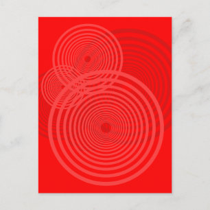 Bullseye Design Postkarte