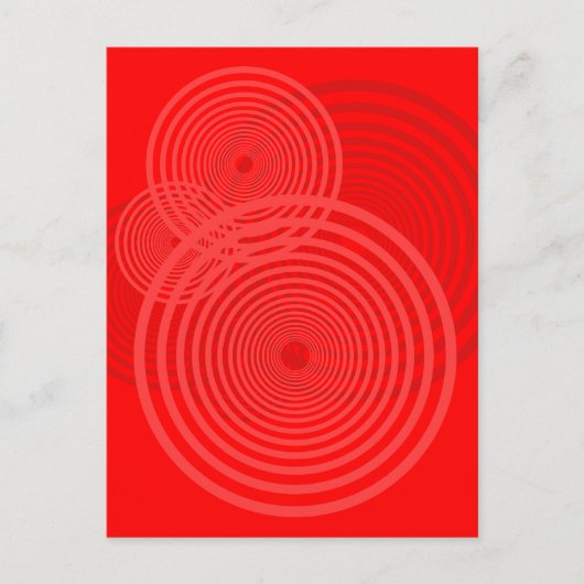 Bullseye Design Postkarte (Vorderseite)