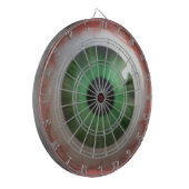BULLSEYE Funny, Freaky Green Eyeball Dartboard Dartscheibe (Vorderseite Links)