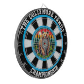 Bullseye Grizzle in Forest Art Dartscheibe (Vorderseite Links)