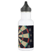 Bullseye im Dartboard, Trinkflasche (Rechts)