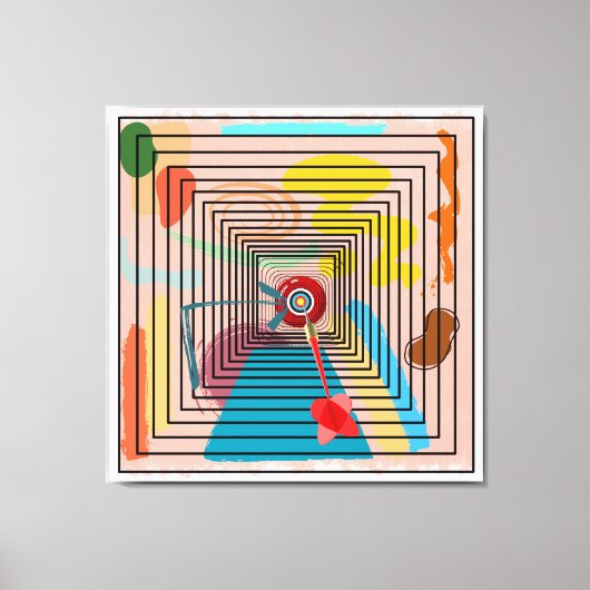 Bullseye Leinwanddruck (Vorderseite)