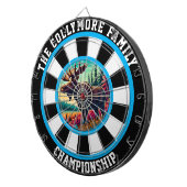 Bullseye Moose in Forest Art" Dartscheibe (Vorderseite rechts)