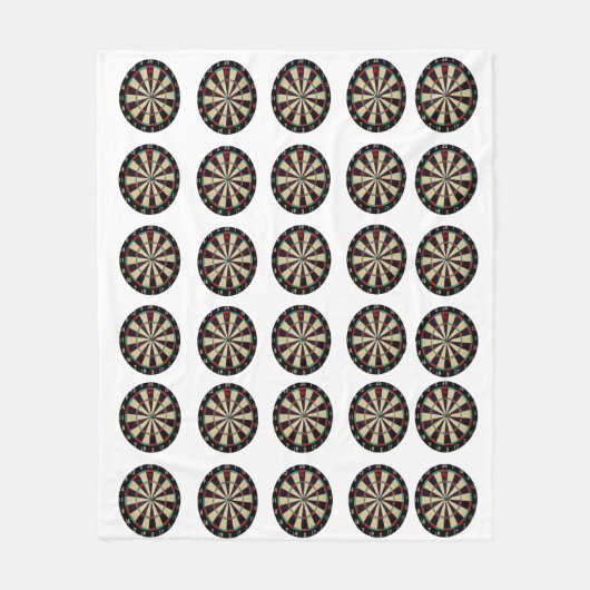 Bullseye-Muster für Dartboards, mittelfläschchen Fleecedecke (Vorderseite)