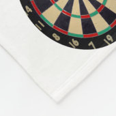 Bullseye-Muster für Dartboards, mittelfläschchen Fleecedecke (Ecke)