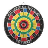 Bullseye oder Bier kaufen Lustiges Dartboard-Wands Dartscheibe (vorne)