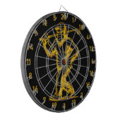 Bullseye oder Bust: Bigfoot Style Dartscheibe (Vorderseite Links)