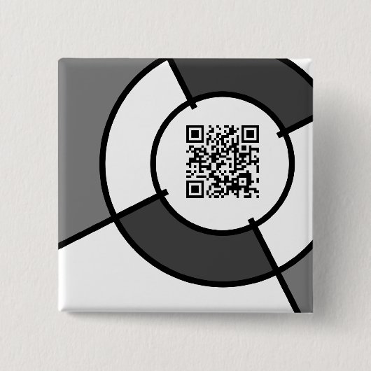 Bullseye QR-Code Button (Vorderseite)