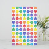 Bullseye Rainbow Stationery (Stehend Vorderseite)