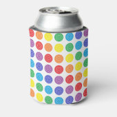 Bullseye Regenbogen Dose oder Flasche Cool Dosenkühler (Kanne Rückseite)