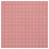 Bullseye, rot und weiß stoff (Muster)