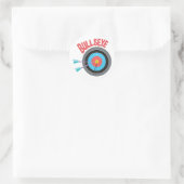 Bullseye Runder Aufkleber (Tasche)