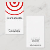 Bullseye-Symbol Visitenkarte (Vorne/Hinten)