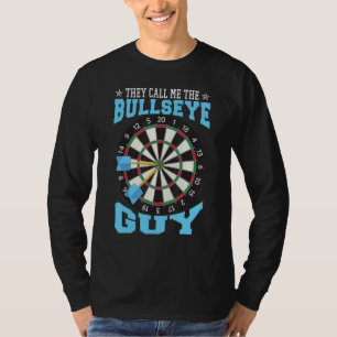 Bullseye Typ Dartboard Dart Player T-Shirt
