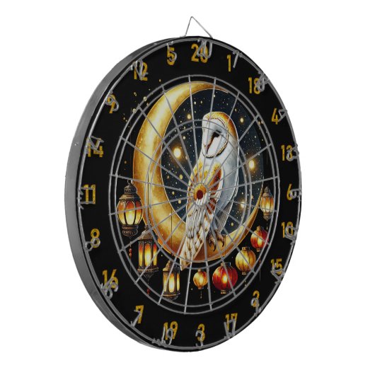 Bullseye von Mondlicht: Stehendes Ziel Dartscheibe (Vorderseite Links)