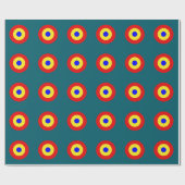 Bullseye-Ziel Geschenkpapier (Flach)