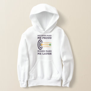Bullseyes machen mich stolz Archery Vater Hoodie
