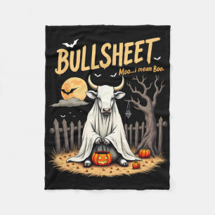 Bullsheet Cow Ghost Halloween Puppe mit Jack O’ La Fleecedecke