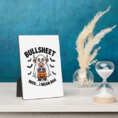 BULLSHEET Halloween Niedliche Kuh im Geist Fotoplatte (Seite)