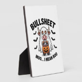 BULLSHEET Halloween Niedliche Kuh im Geist Fotoplatte (Seite)