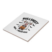 BULLSHEET Halloween Süße Kuh im Geist Fliese (Seite)