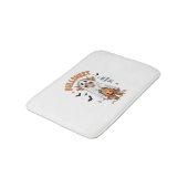 Bullsheet Highland Cow Funny Ghost Badematte (Schrägansicht)