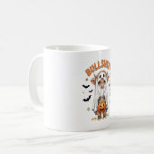 Bullsheet Highland Cow Funny Ghost Kaffeetasse (Vorderseite Links)