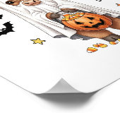 Bullsheet Highland Cow Funny Ghost Poster (Ecke)