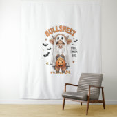 Bullsheet Highland Cow Funny Ghost Wandteppich (Beispiel)